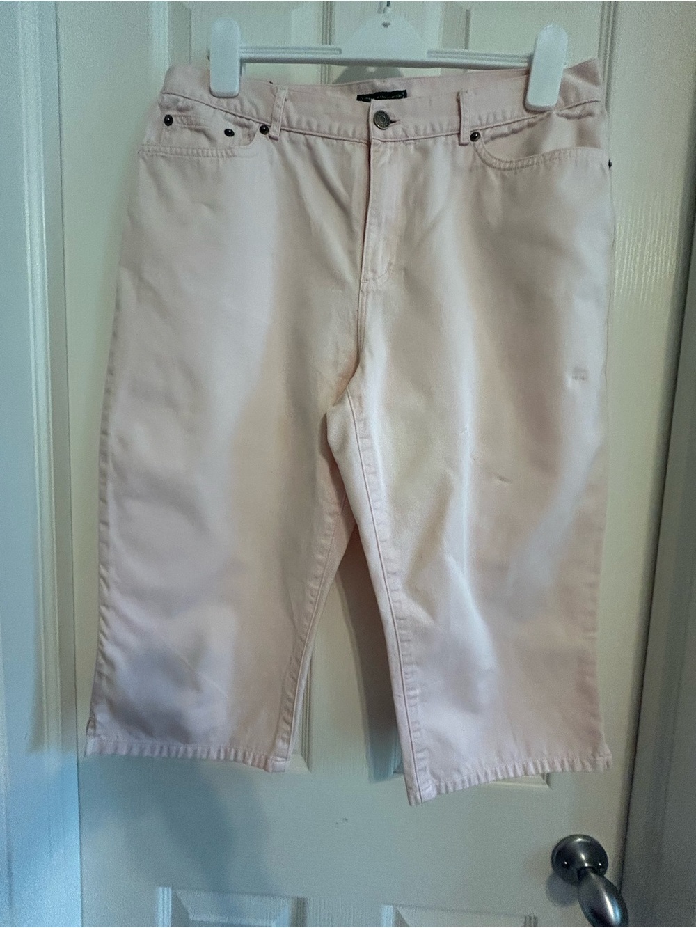 Ralph Lauren Pale Pink Cropped Jeans